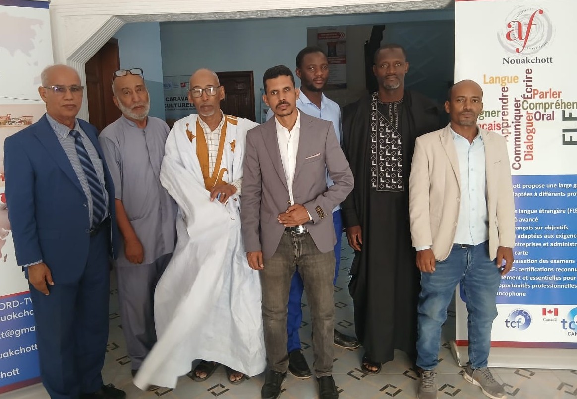 Rencontre du président de l’AEFM avec les directeurs du Réseau Alliances Françaises de Mauritanie