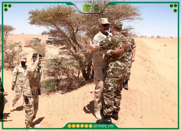 Frontière mauritano-algérienne : des responsables militaires renforcent la coordination sécuritaire sur le terrain